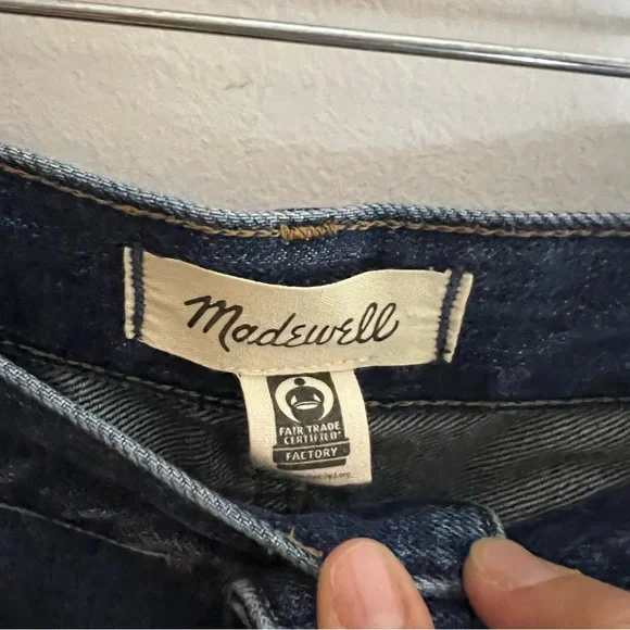 Madewell Superwide-Leg Blue Jeans Softdrape Denim Edition Size 29 NWT